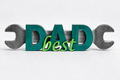 Best Dad Mechanic Sign – 3D Printed Display Plaque
