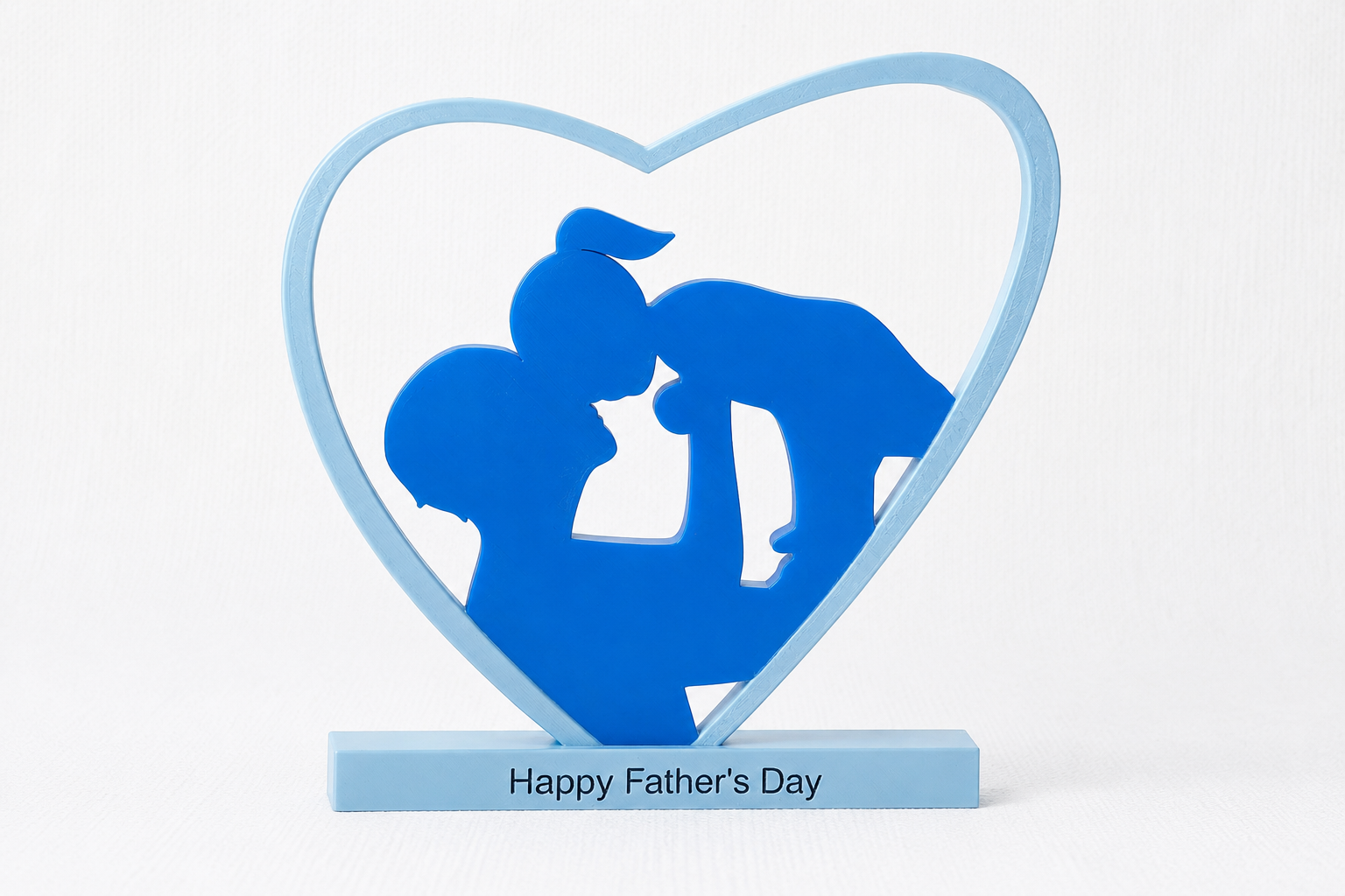 Father’s Day Heart Display Plaque – 3D Printed