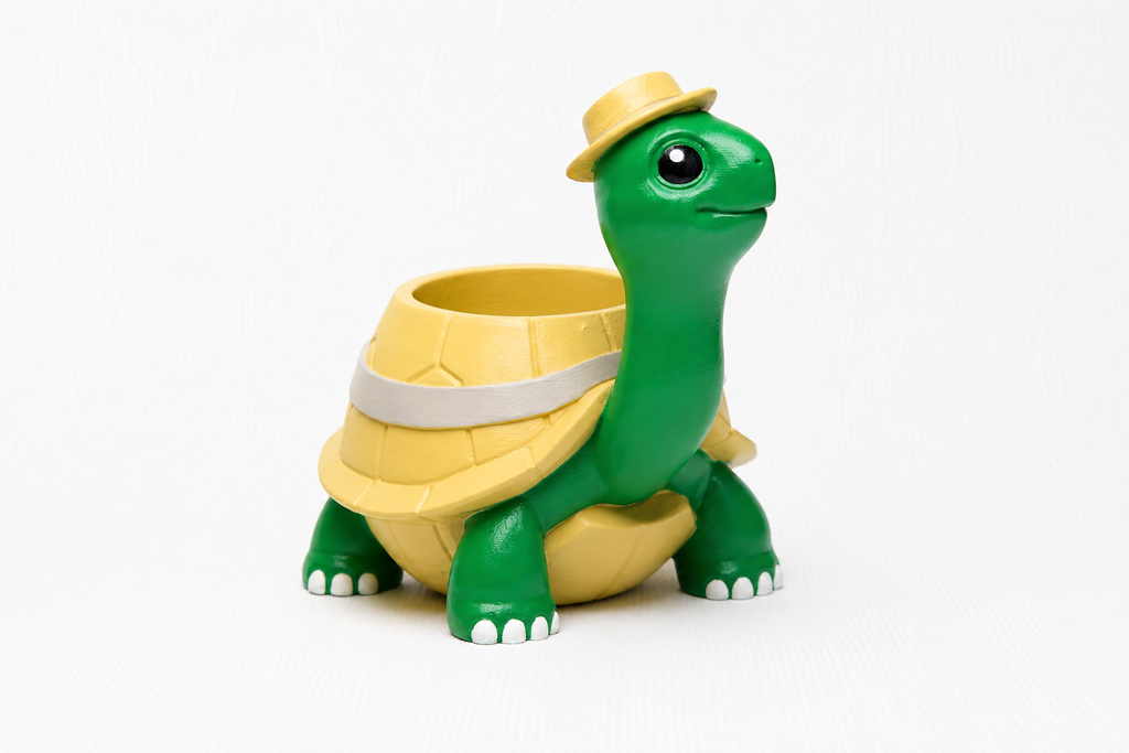 Turtle Planter / Desk Organiser – 3D Printed