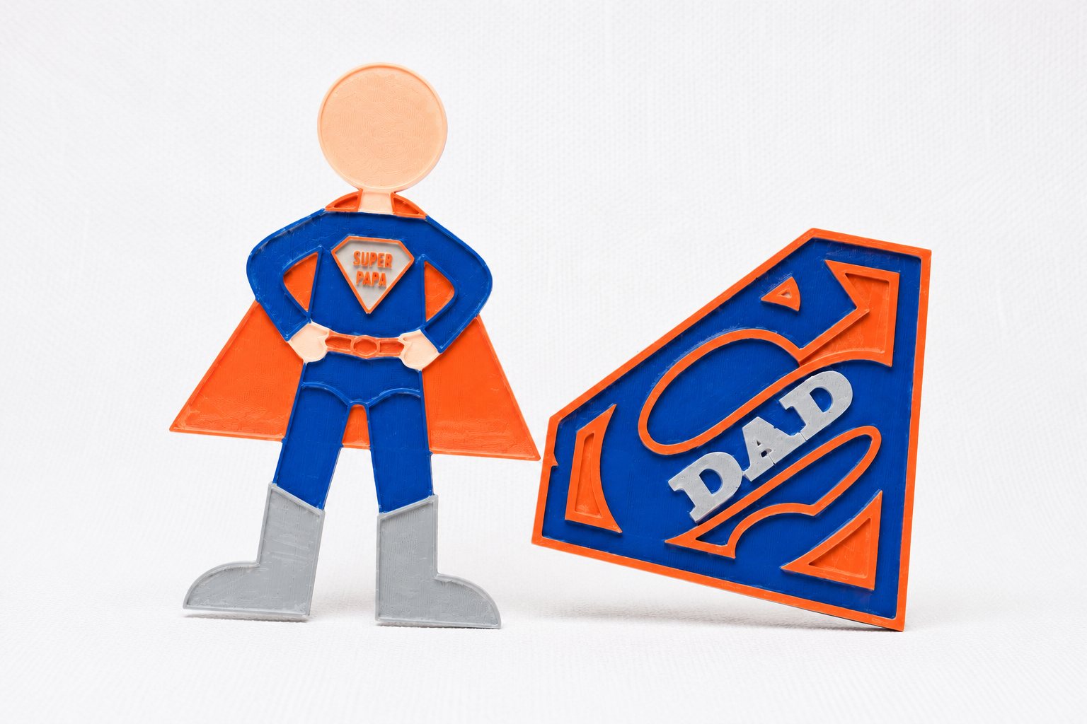 Super Dad Father’s Day Gift – 3D Printed Display Set