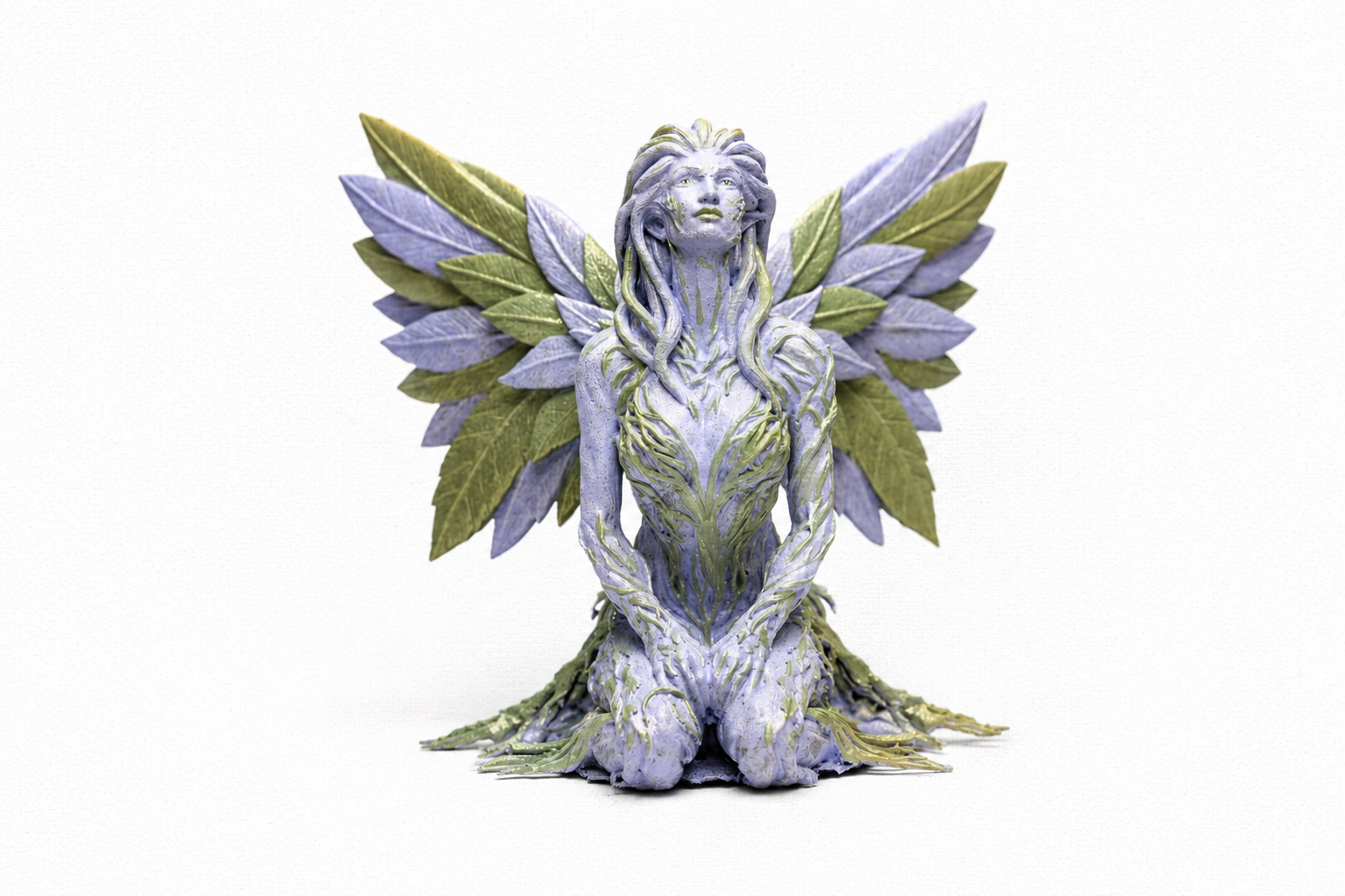 Mystical Forest Fairy Ornament | Handmade 3D Printed Fantasy Decor | Custom Fairy Statue Gift
