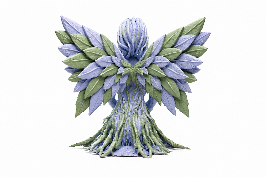 Mystical Forest Fairy Ornament | Handmade 3D Printed Fantasy Decor | Custom Fairy Statue Gift