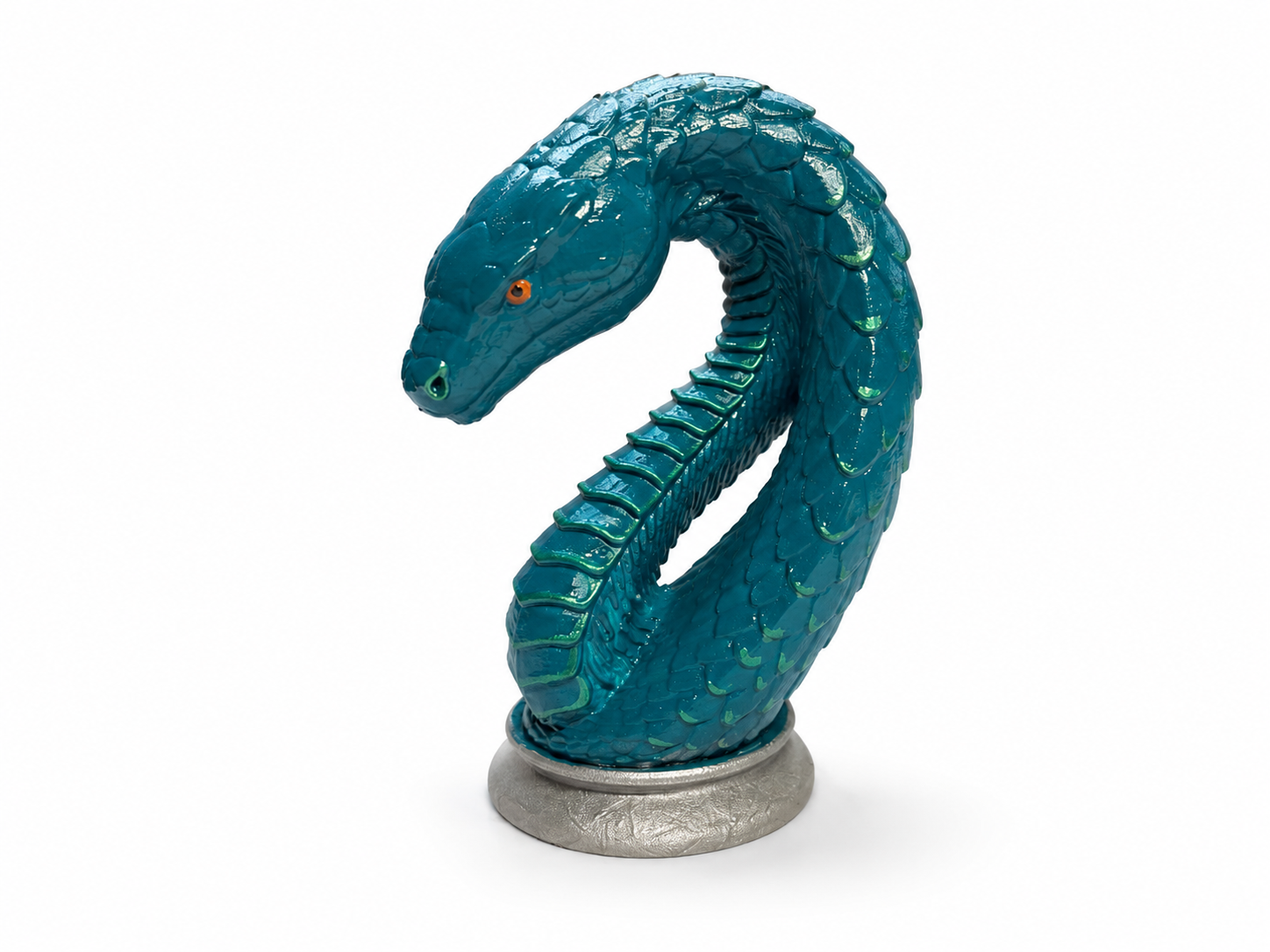 Fantasy Serpent Bust – Handmade Custom 3D Printed Display Model