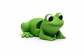 Articulated Frog Figure – Handmade Custom 3D Printed Flexible Collectible Model