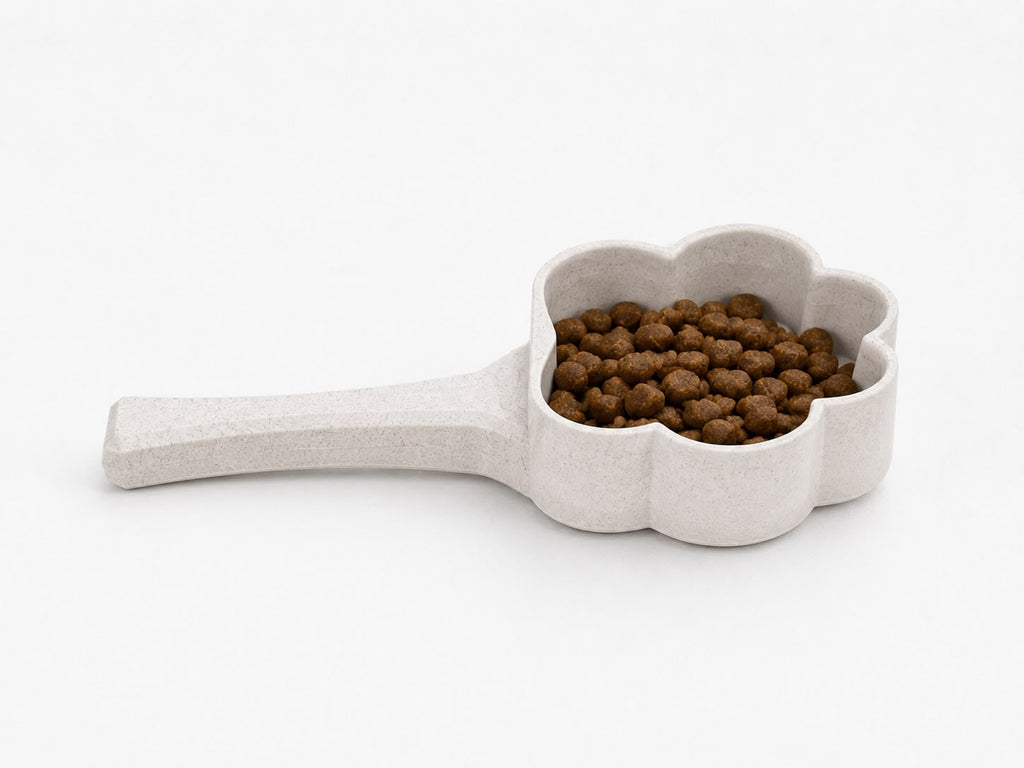 Handmade Paw-Shaped Cat Food Scoop – Customisable Pet Food Measuring Scoop