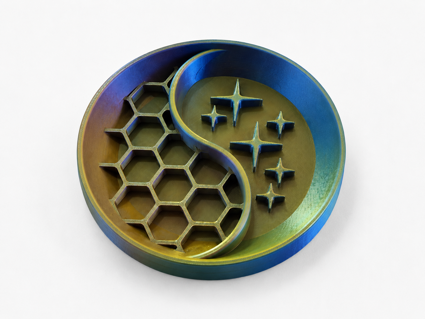 Handmade Dual-Section Slow Feeder Bowl for Cats – Customisable Interactive Feeding Bowl