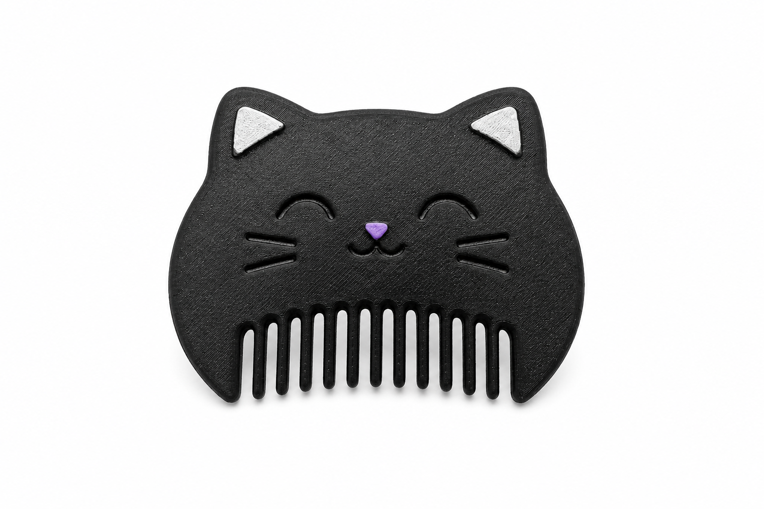 Pack of 3 Cat-Shaped Grooming Brushes – Handmade & Customisable
