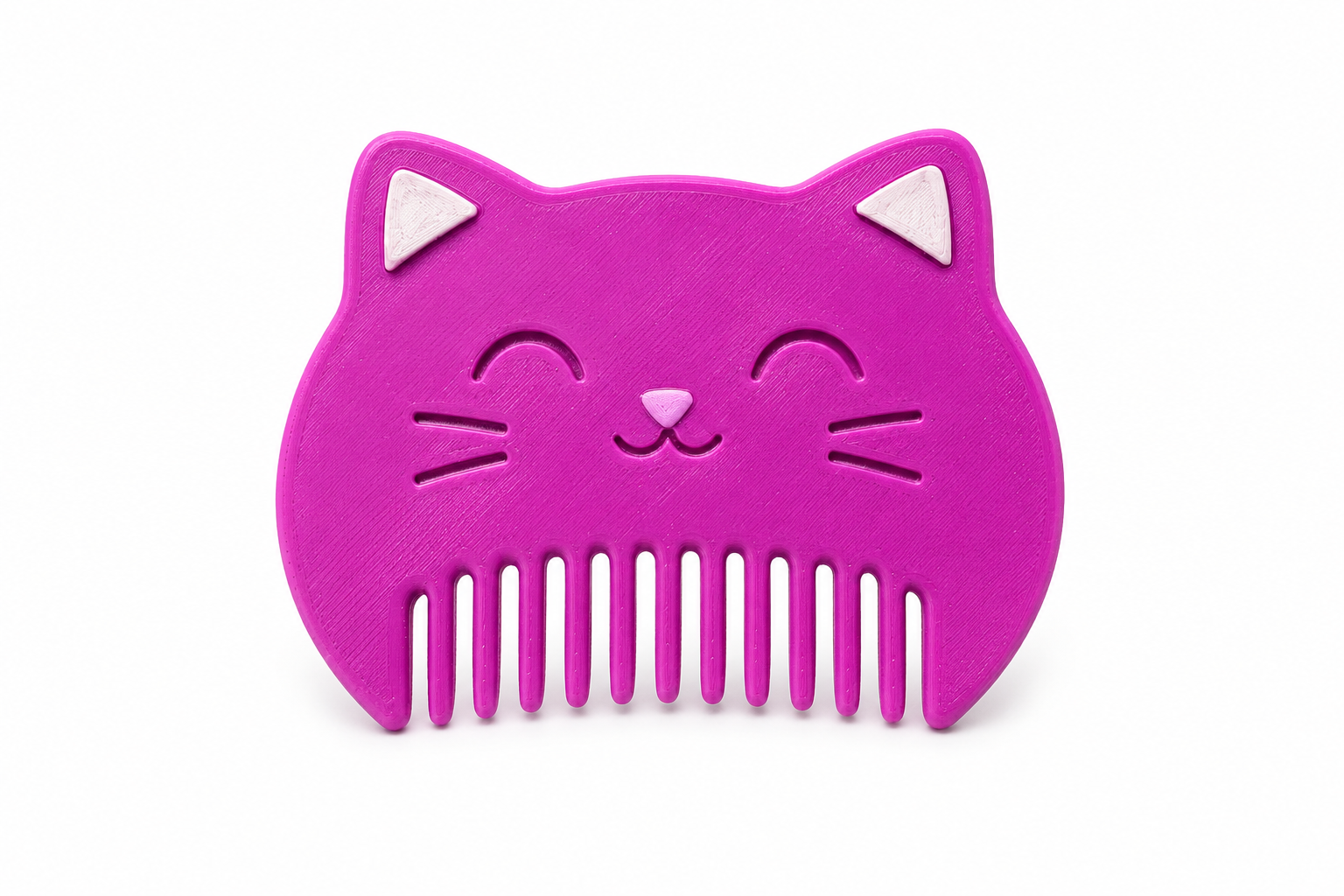 Pack of 3 Cat-Shaped Grooming Brushes – Handmade & Customisable