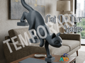 Cat on the Stairs – 3D Printed Cat Ornament