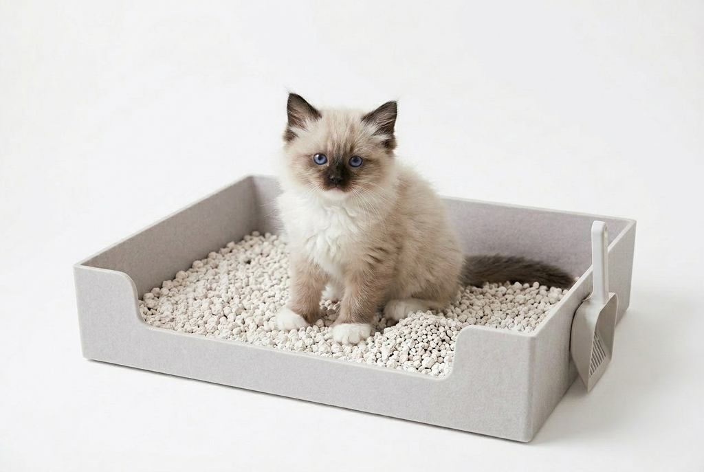 Custom 3D Printed Kitten Litter Tray & Scooper Set – Handmade to Order