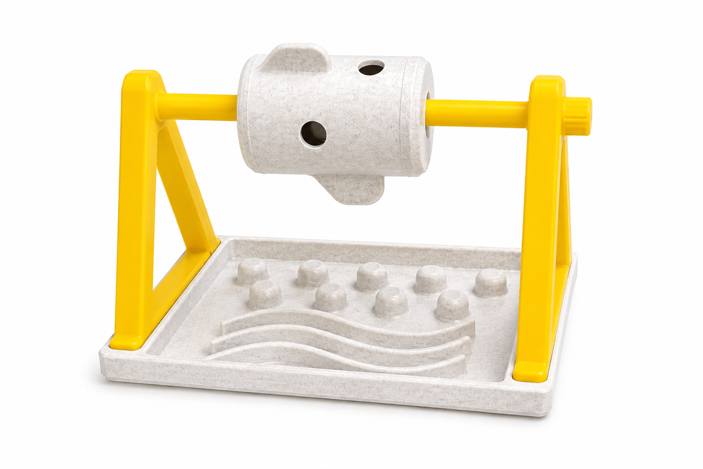 Interactive Cat Treat Puzzle Toy – 3D Printed Enrichment Feeder