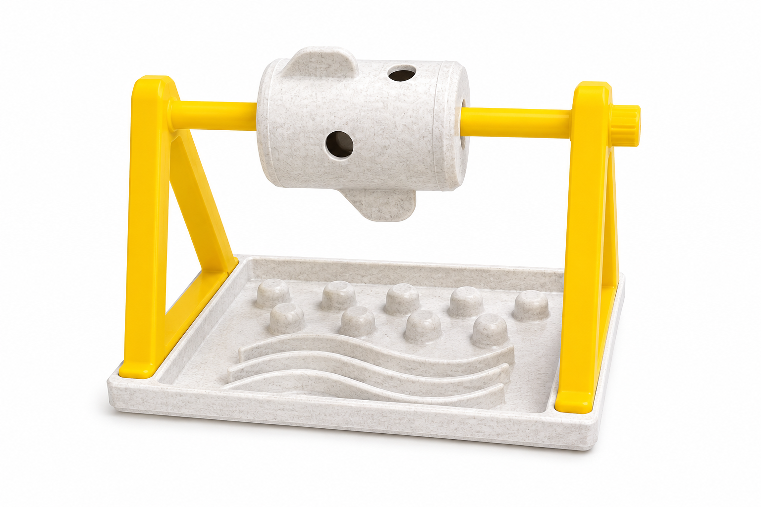 Interactive Cat Treat Puzzle Toy – 3D Printed Enrichment Feeder