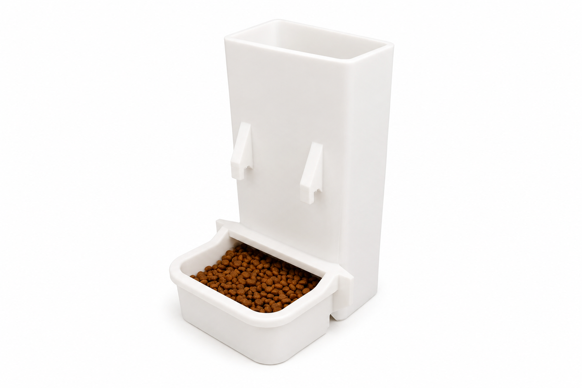 Automatic Gravity Cat Feeder – 3D Printed Self-Dispensing Dry Food Feeder
