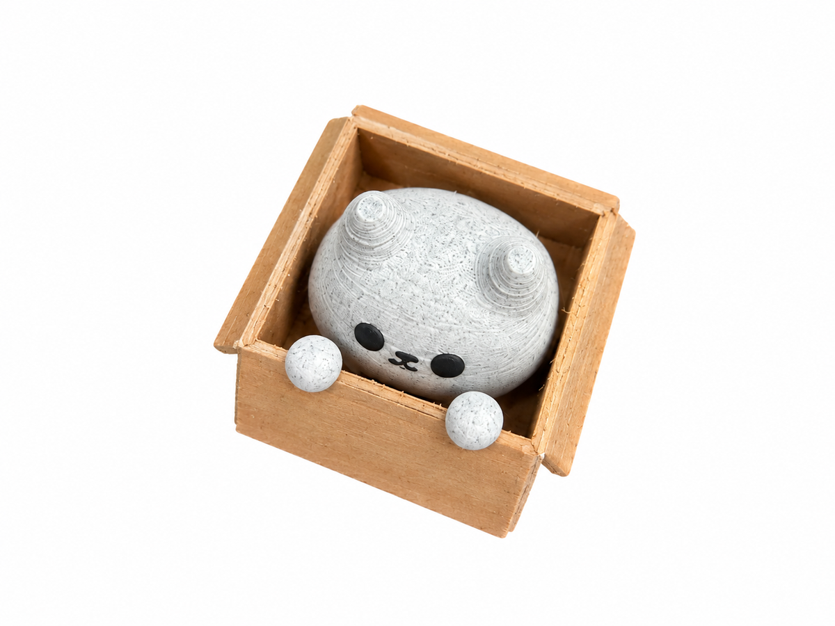 Cute Cat Clicker Fidget Toy – Handmade 3D Printed Sensory Fidget