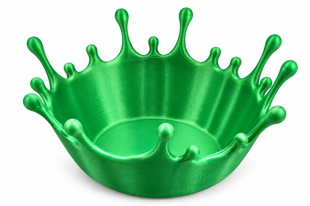 3D Printed Splash Snack Bowl – Custom Colour Serving Bowl