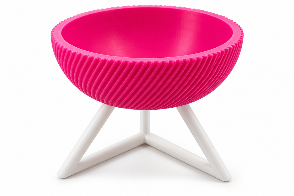Raised Cat Bowl – Elevated 3D Printed Feeding Bowl