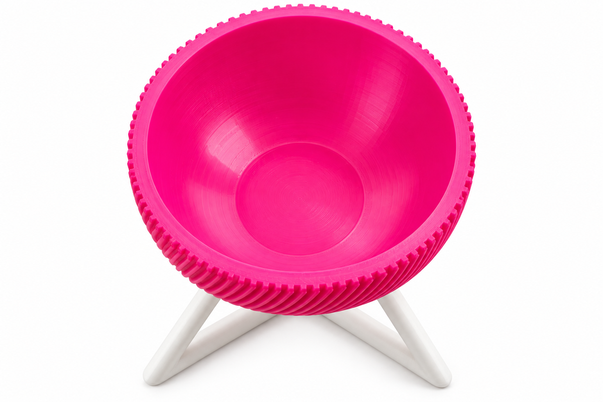 Raised Cat Bowl – Elevated 3D Printed Feeding Bowl