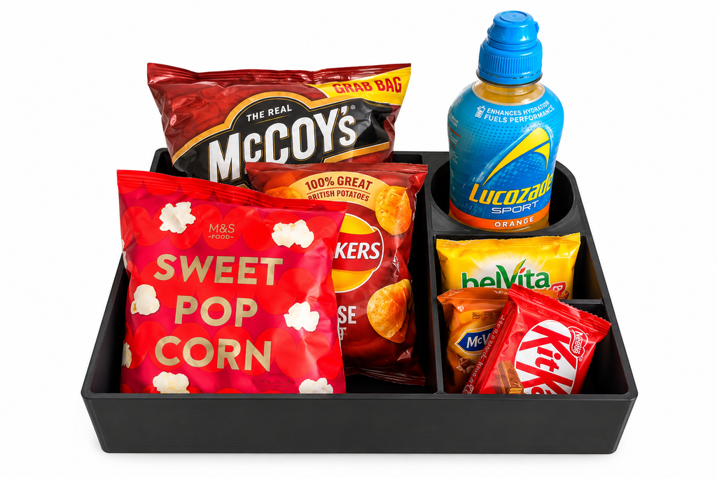 Couch Snack Tray – 3D Printed Sofa Snack & Drink Organiser