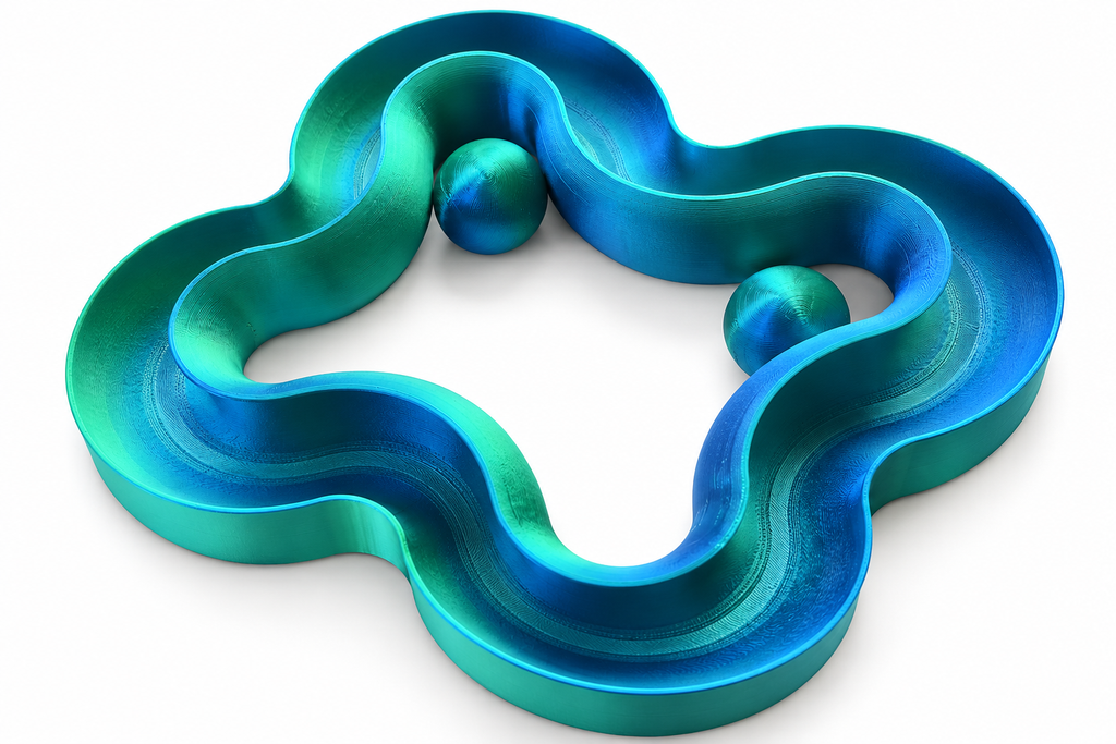 Interactive Cat Ball Track Toy – 3D Printed Enrichment & Activity Toy
